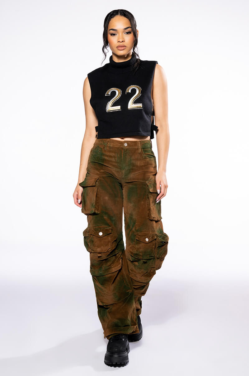 OZUNA CORDUROY CARGO PANTS
