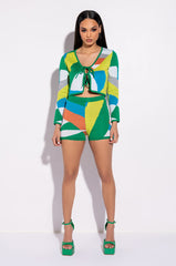 DONNA TIE FRONT CARDIGAN