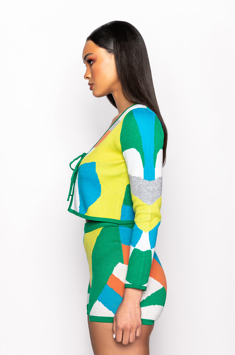 DONNA TIE FRONT CARDIGAN