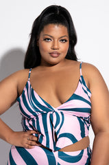 JENNIE TWIST FRONT CROPPED TANK