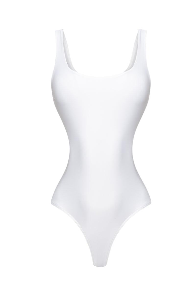 PAXTON ROUND NECK SLEEVELESS BODYSUIT
