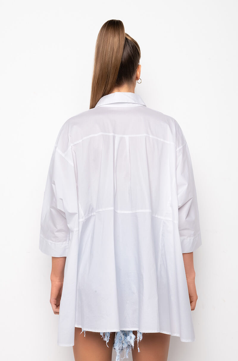 PIXIE LAYERED CHIFFON BLOUSE