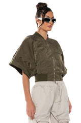 REPORTING FOR DUTY SHORT SLEEVE BOMBER