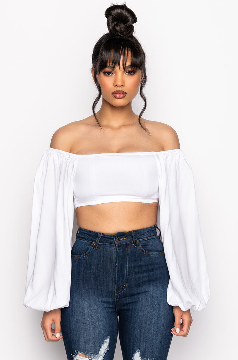 ROCK THE BOAT OFF SHOULDER BLOUSE