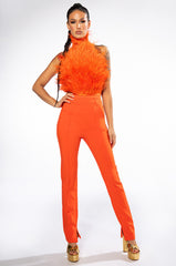 HIGH RISE STRAIGHT LEG TROUSER