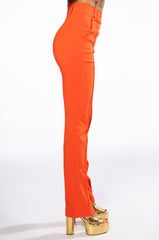 HIGH RISE STRAIGHT LEG TROUSER